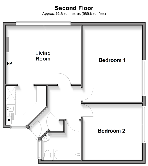Brighton Road, Purley floorplan