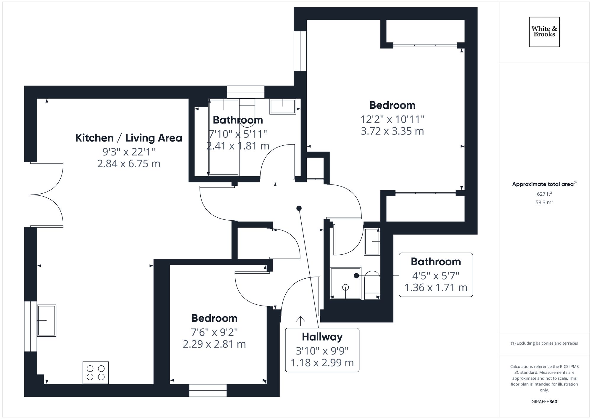 Flat 4, Bellingham House, Bognor Regis floorplan