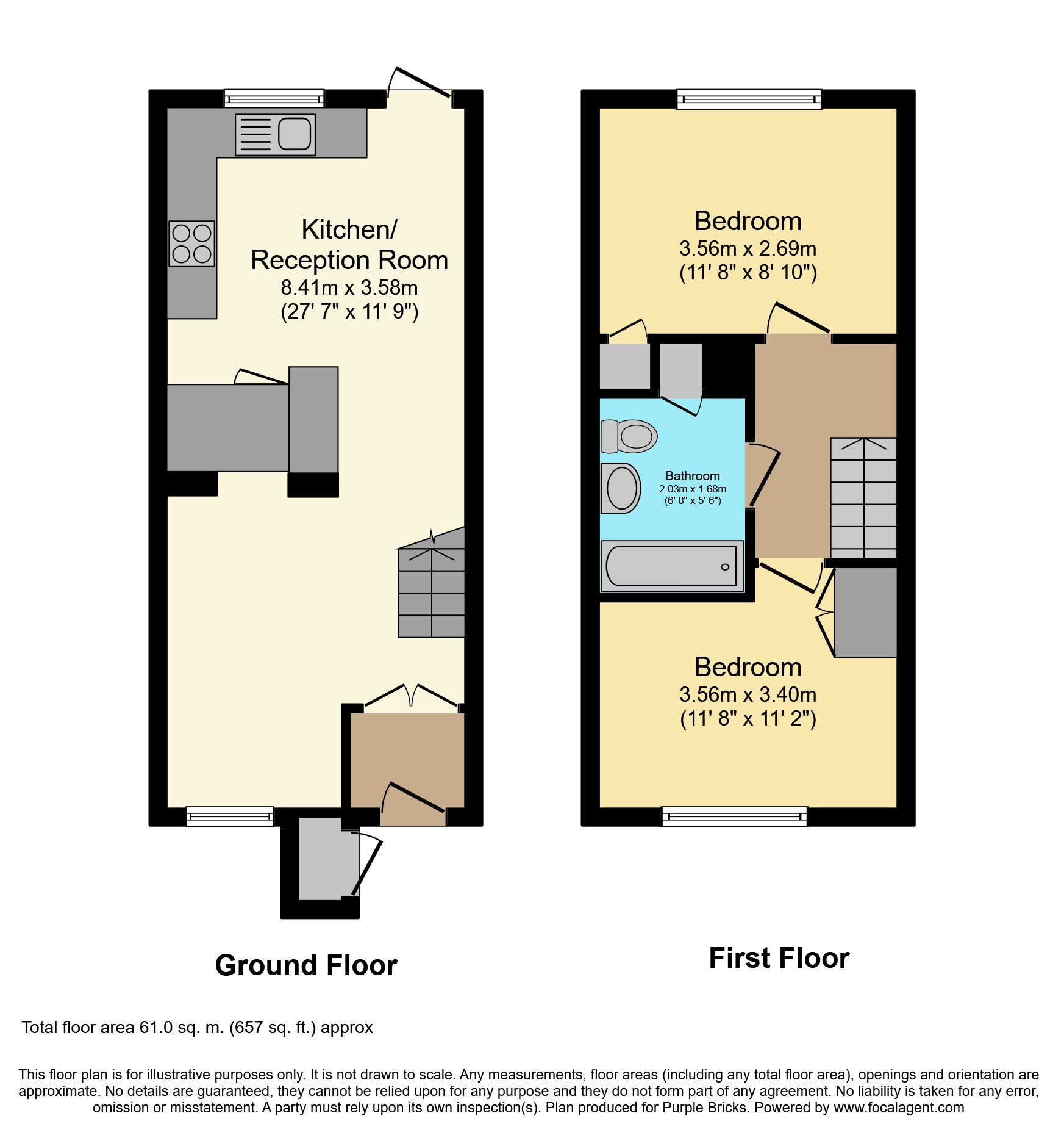 2 Bedrooms Terraced house for sale in Alders Close, London E11