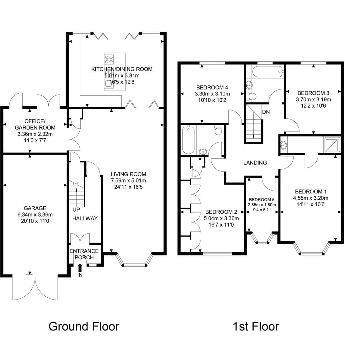 132, Endlebury Road, London floorplan