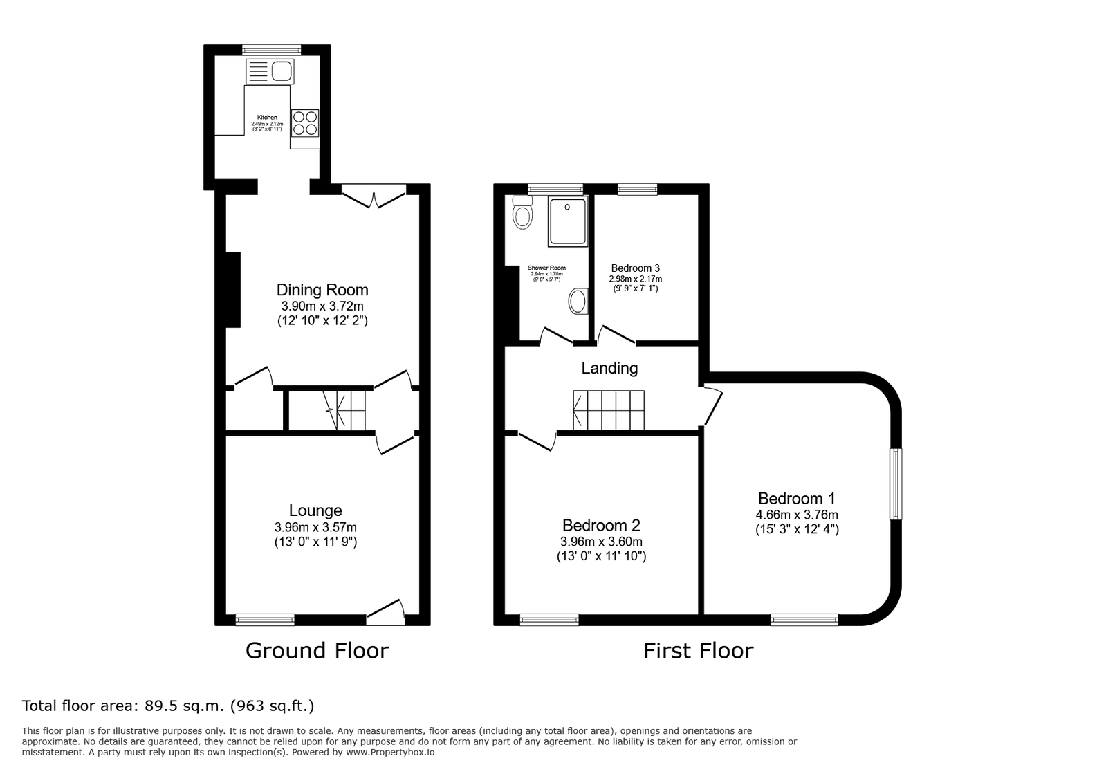 20, Cowley Lane, Sheffield floorplan