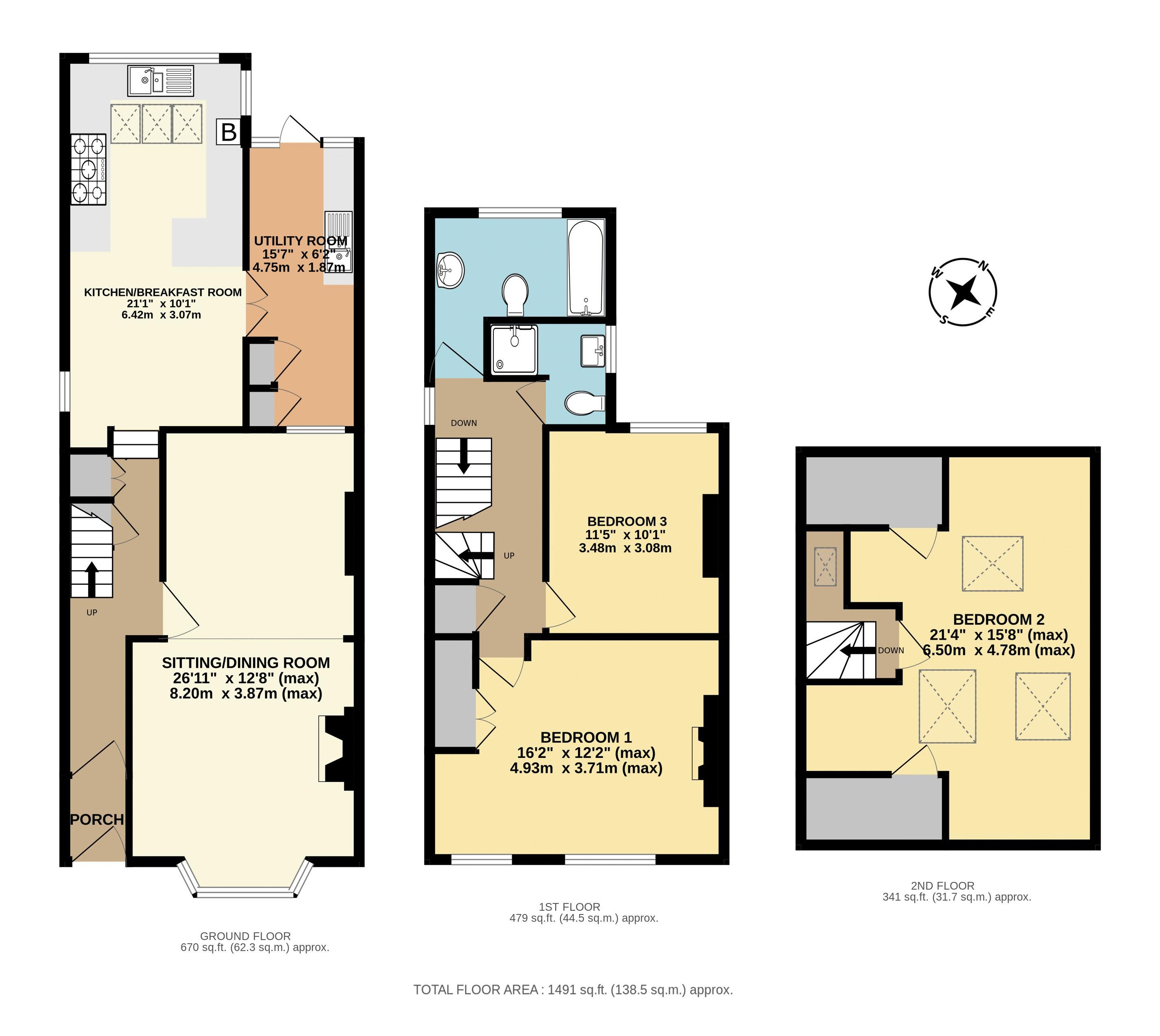 Hillview Terrace, Ilminster floorplan