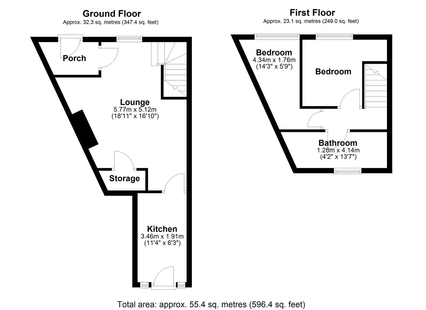 133C, Moor Bottom Road, Halifax floorplan