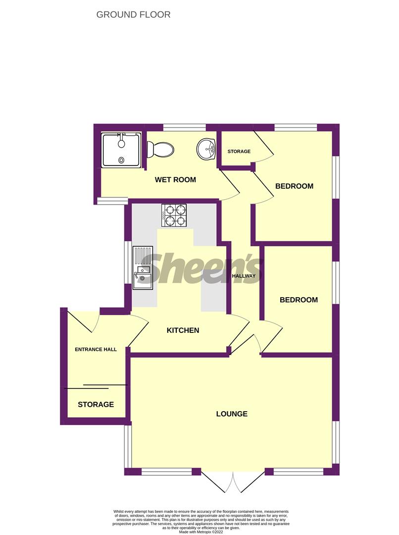 Meadow Way, Jaywick, ClactonOnSea CO15, 2 bedroom detached bungalow