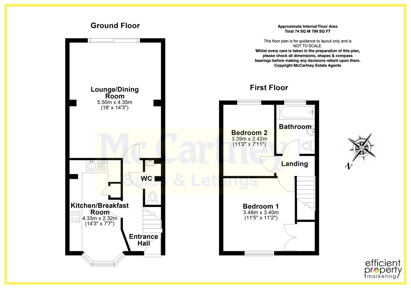 194, Watchouse Road, Chelmsford floorplan
