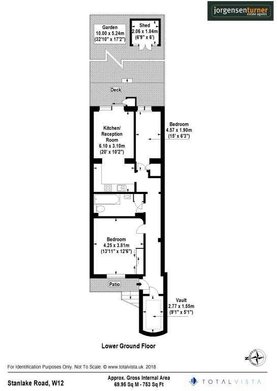 2 Bedrooms Flat to rent in Stanlake Road, Shepherds Bush, London W12