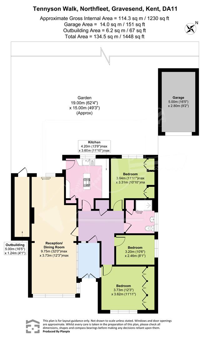 Tennyson Walk, Gravesend floorplan
