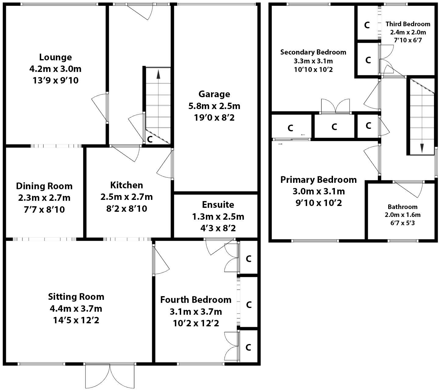 12 Gilmour Place, Bellshill floorplan