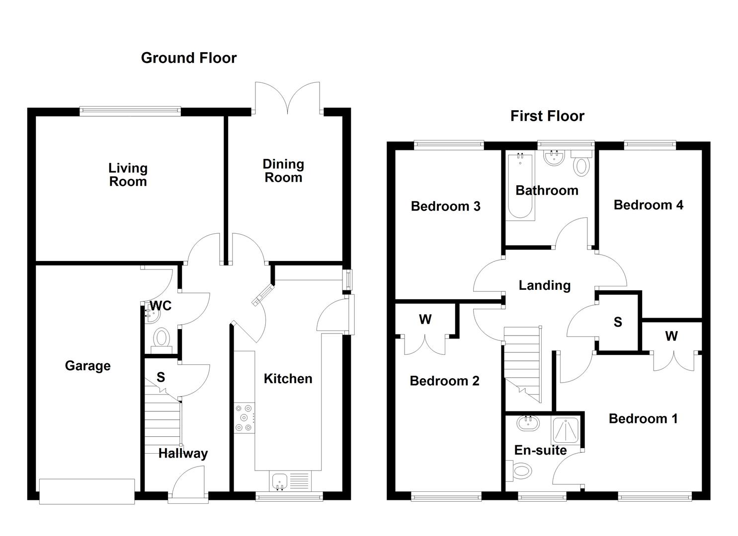 30, Cornfield Road, Biddulph floorplan