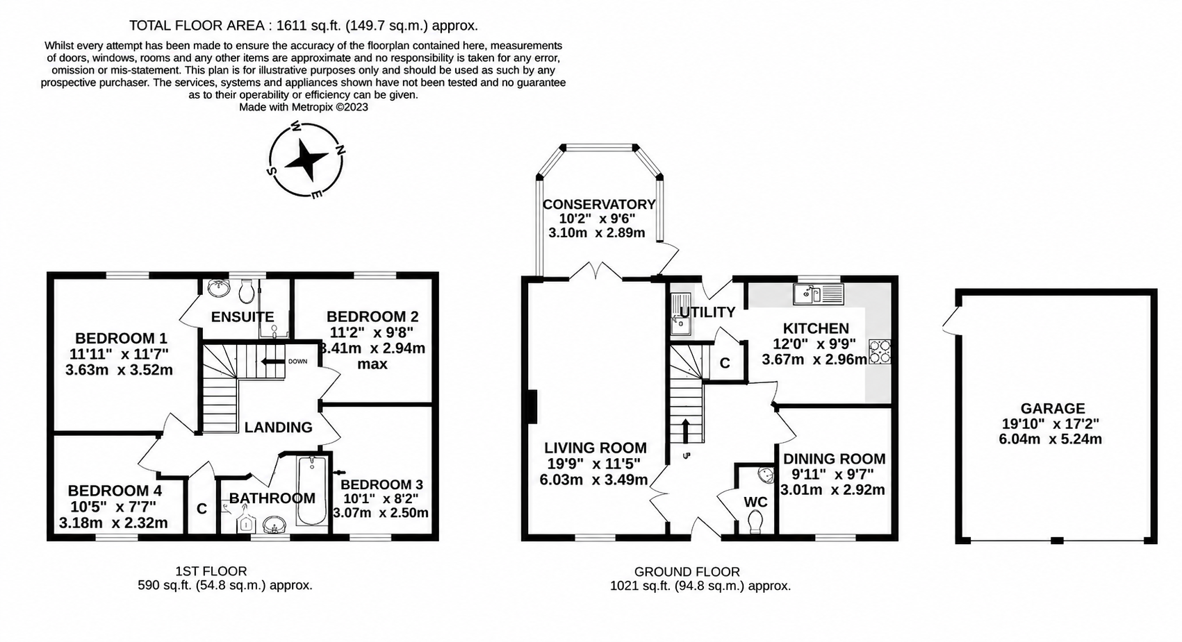 1, Hackney Way, Westbury floorplan