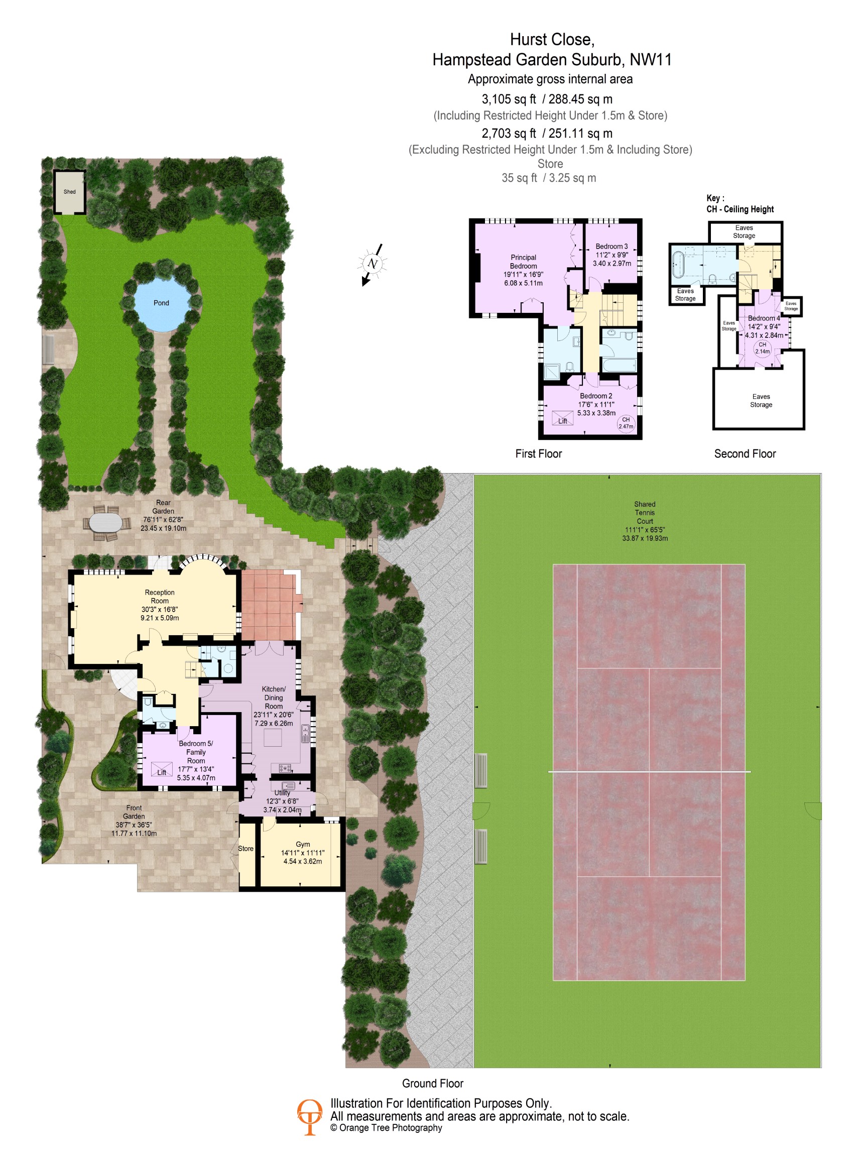 Hurst Close, London, NW11 floorplan