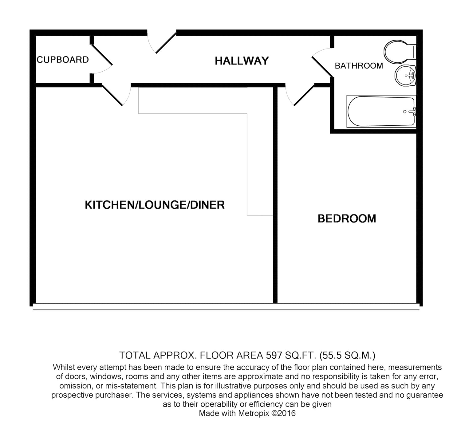 1 Bedrooms Flat to rent in Emerald House, 15 Lansdowne Road, Croydon CR0