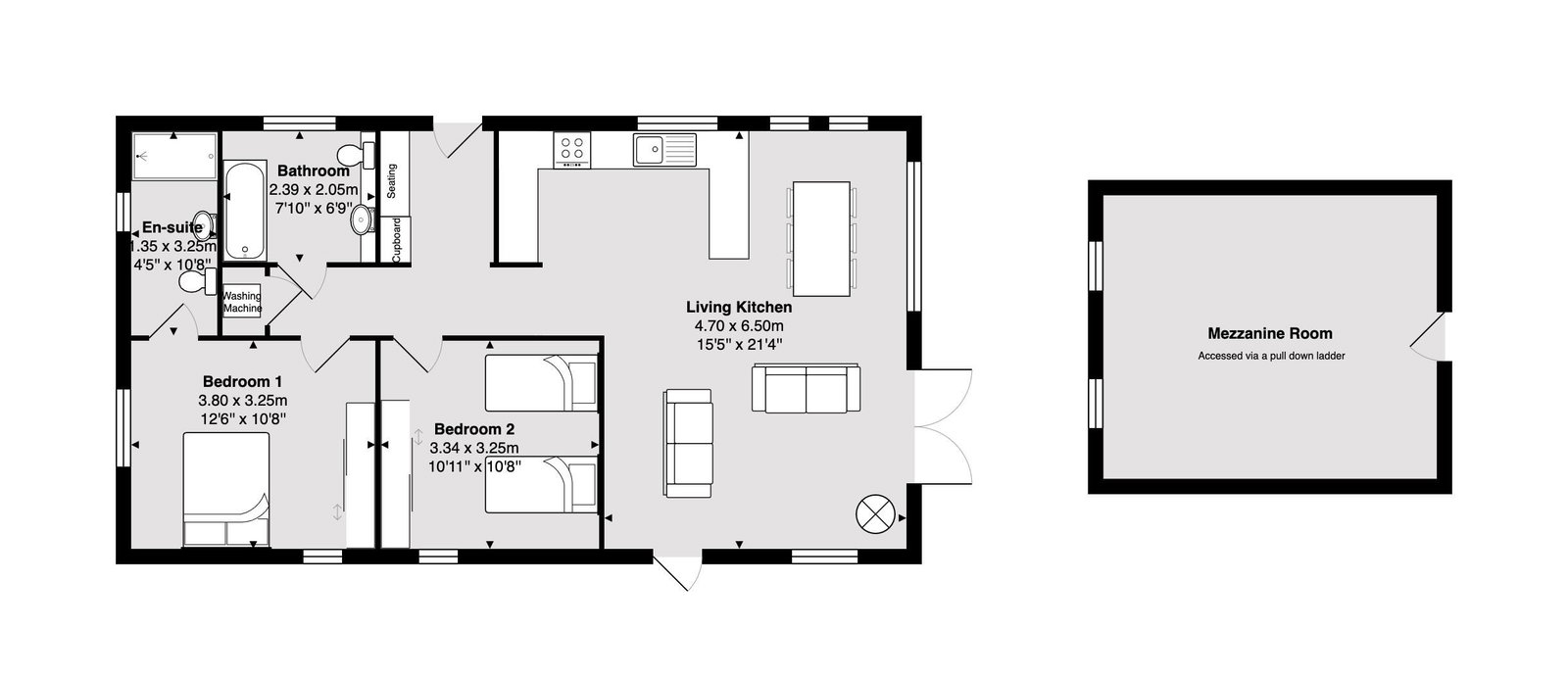 Ladycross Plantation Caravan Park, Whitby floorplan