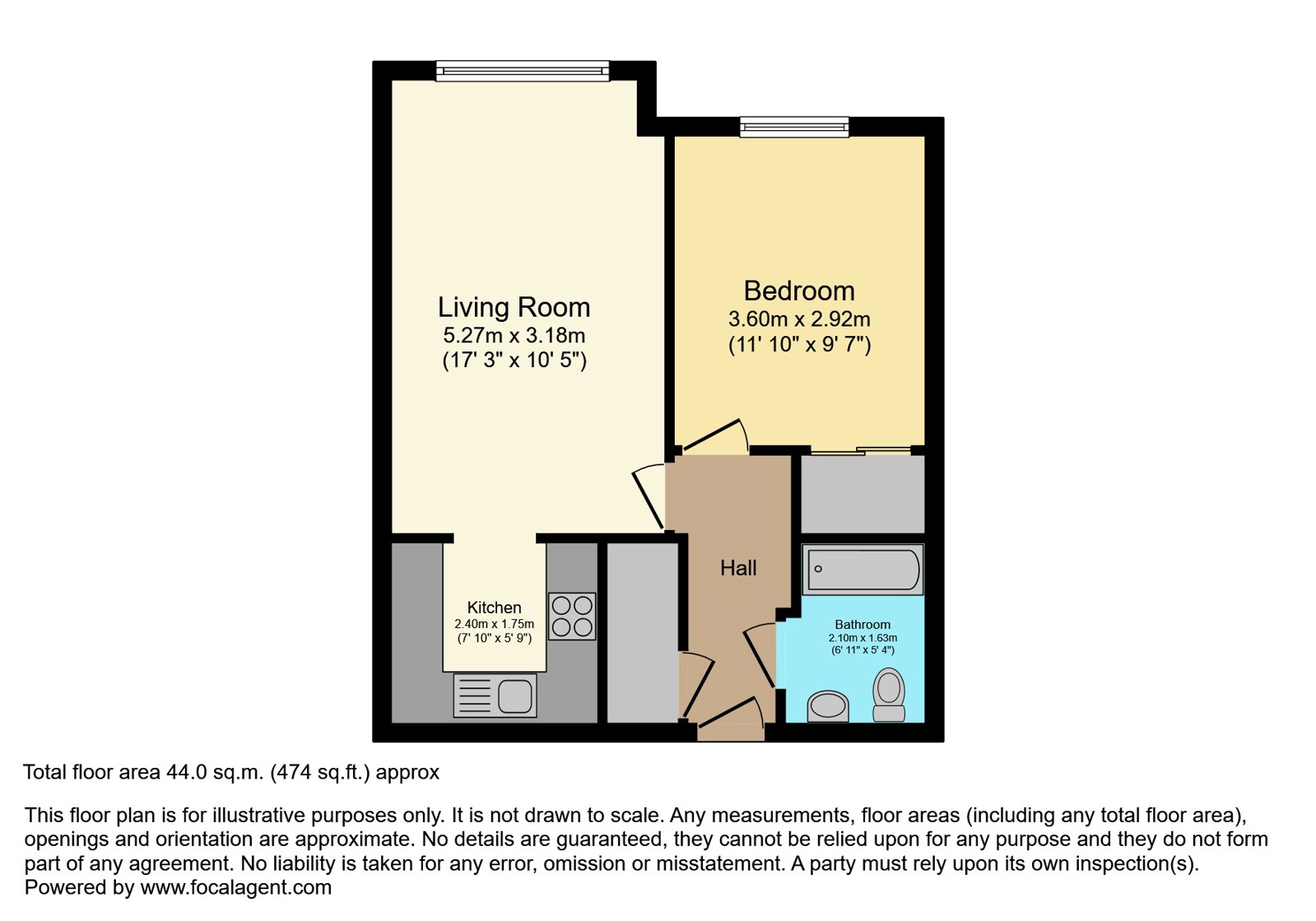 45, Cromwell Lodge, Barking floorplan