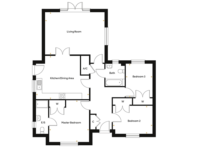 Plot 39 Trinity Rise,, Foster Close, Great Yarmouth floorplan