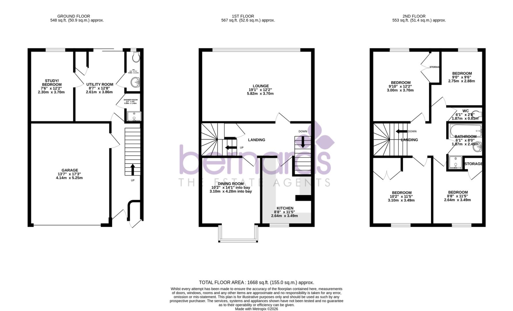 Poynings Place, Portsmouth floorplan