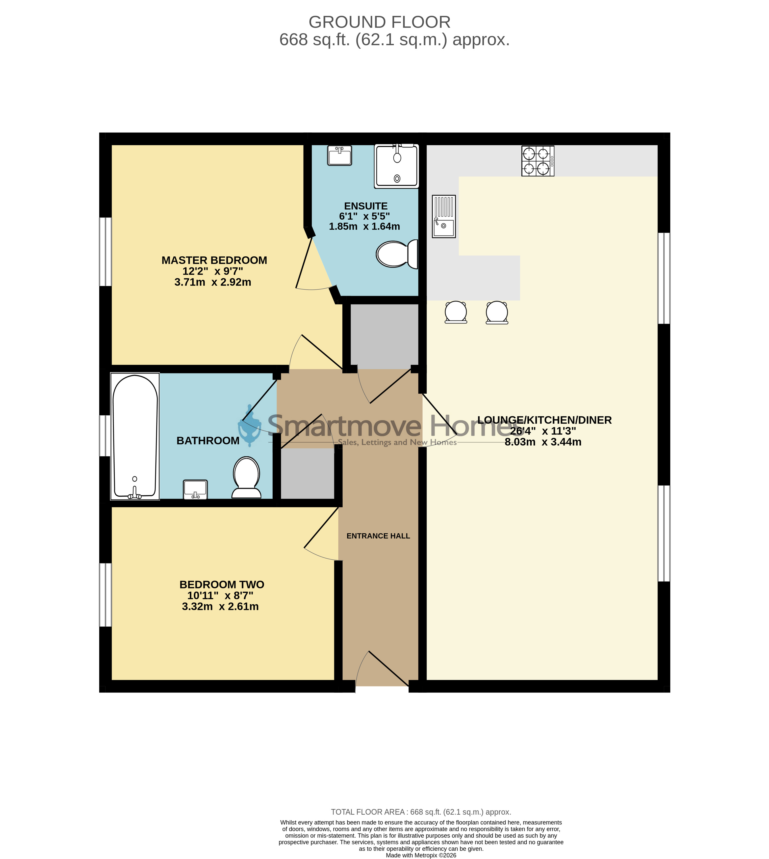4, Pennine Place, Belper floorplan