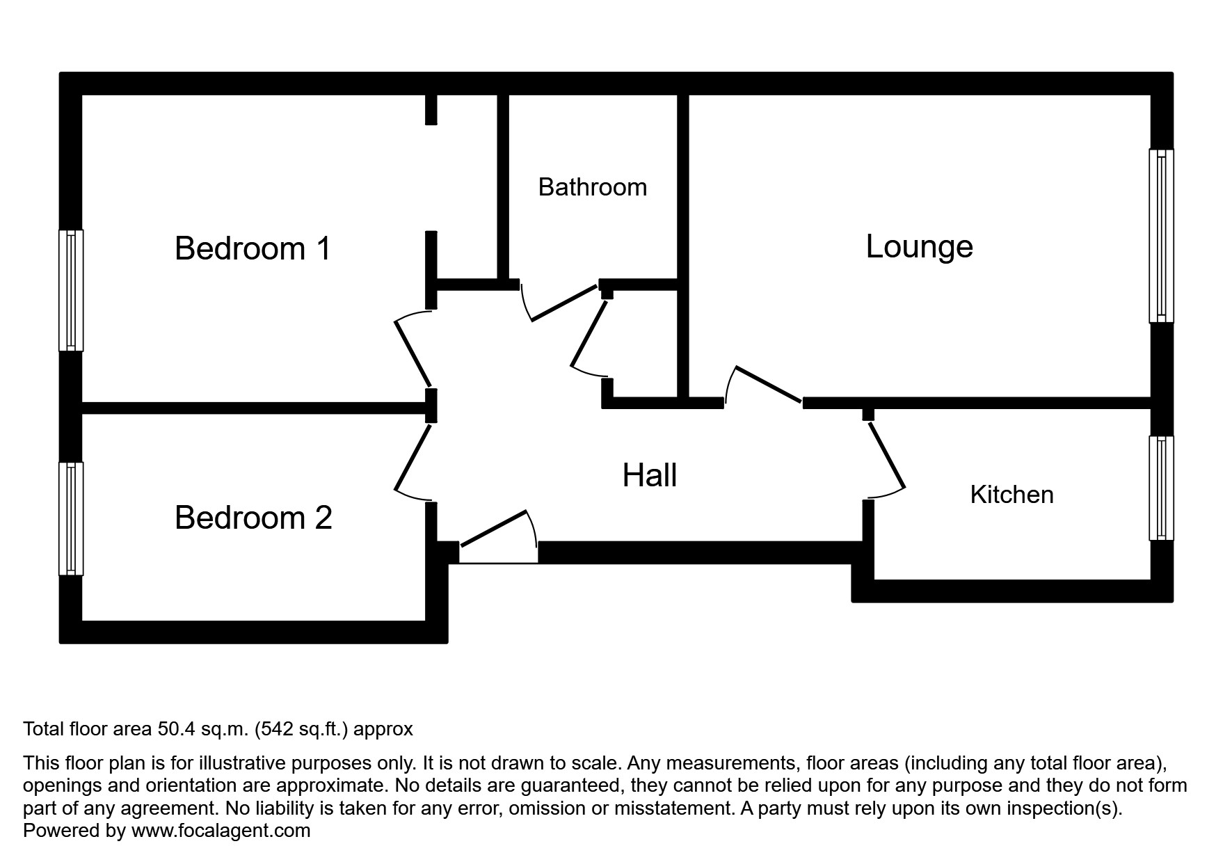 Smithy Court, Main Street, Inverkip, Greenock PA16, 2 bedroom flat for
