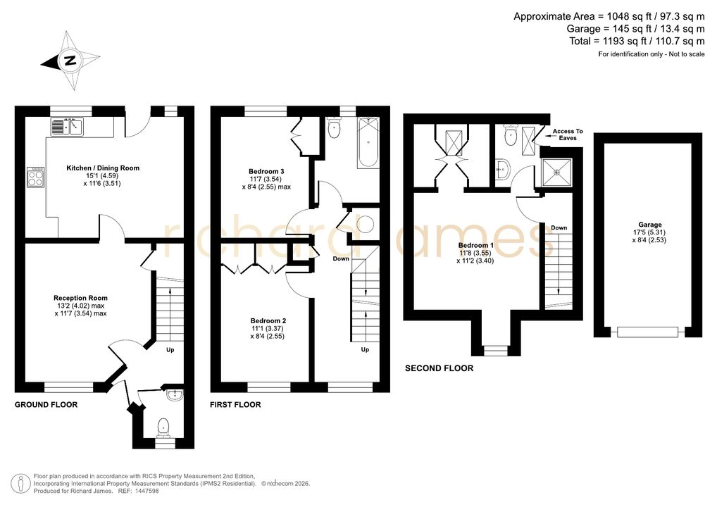 7, John Alder Close Chiseldon, Chiseldon floorplan
