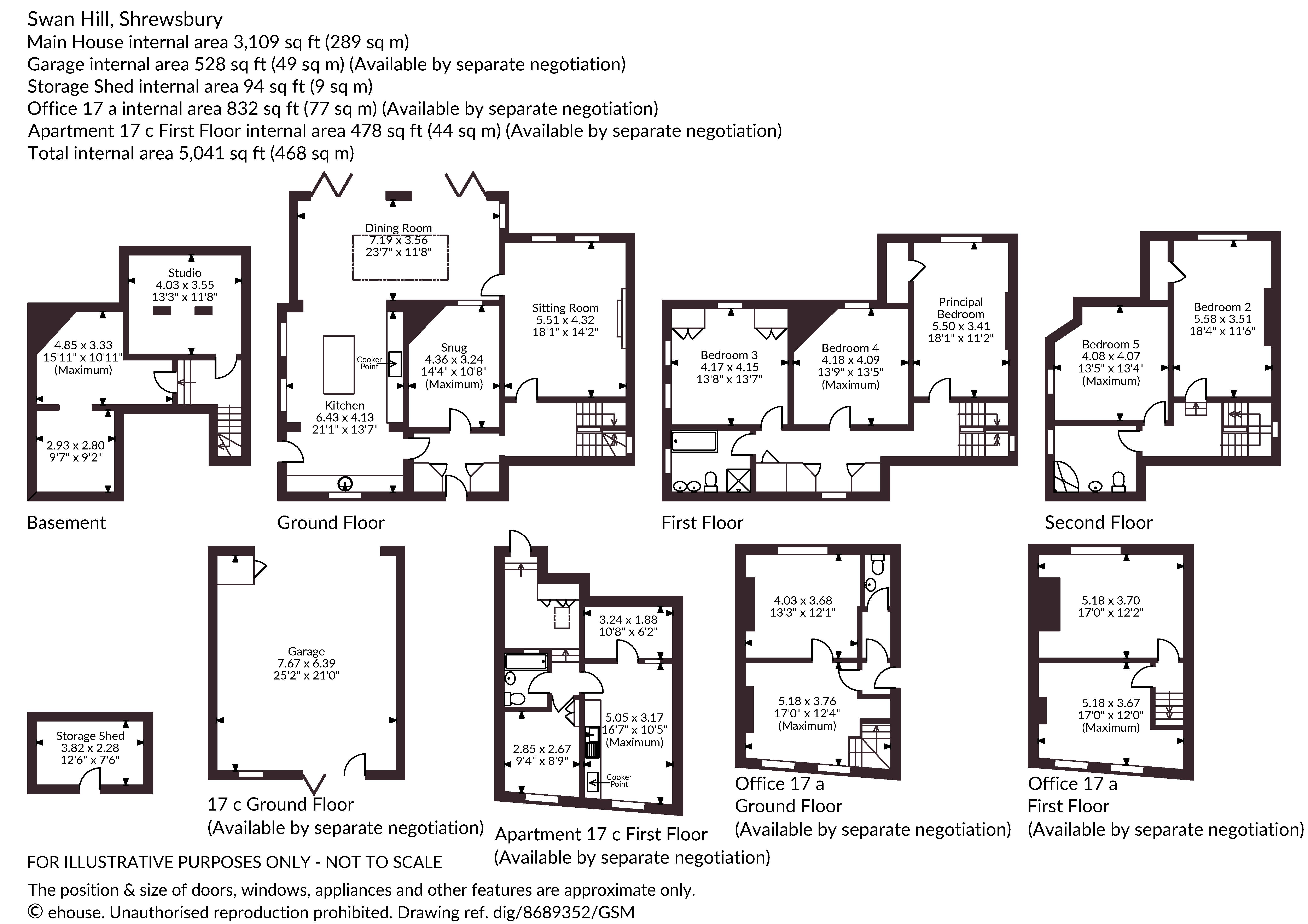 17, Swan Hill, Shropshire floorplan