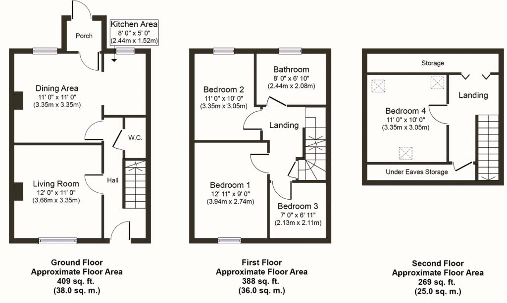 22, Mytholmes Lane, Keighley floorplan
