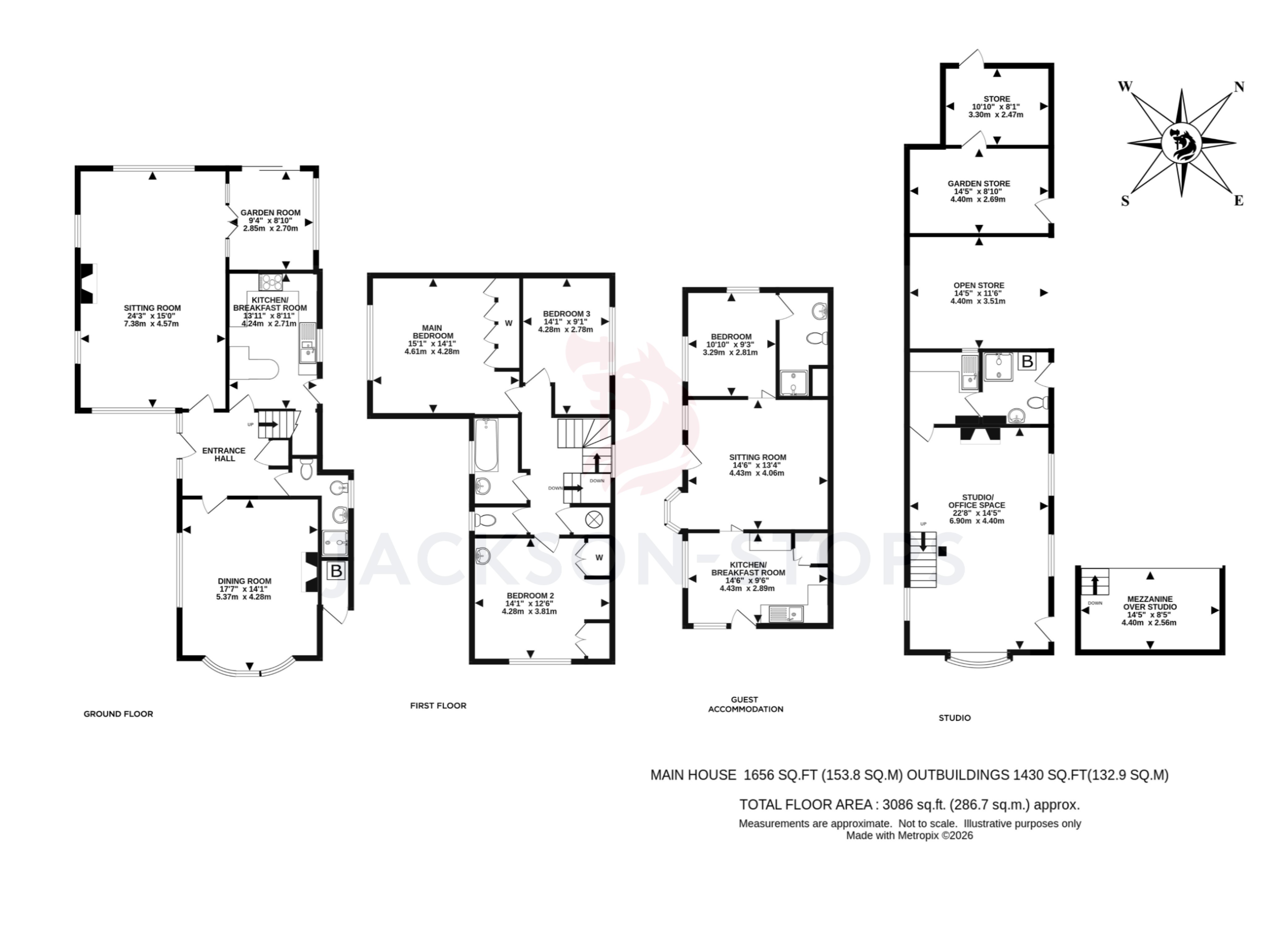 Pixham Firs Coach House,, Pixham Lane, Dorking floorplan