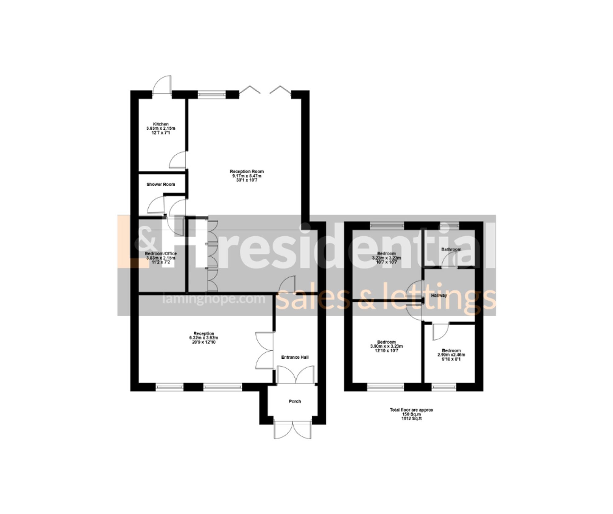 113 Crown Road, Borehamwood floorplan
