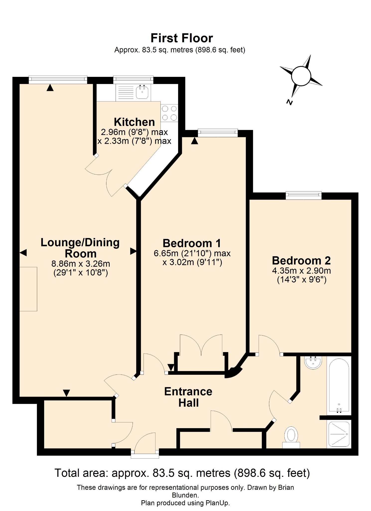 26, Roman Court, Edenbridge floorplan