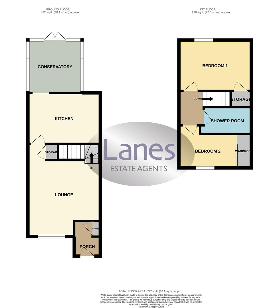 Broomfield Avenue, Broxbourne EN10, 2 bedroom end terrace house for