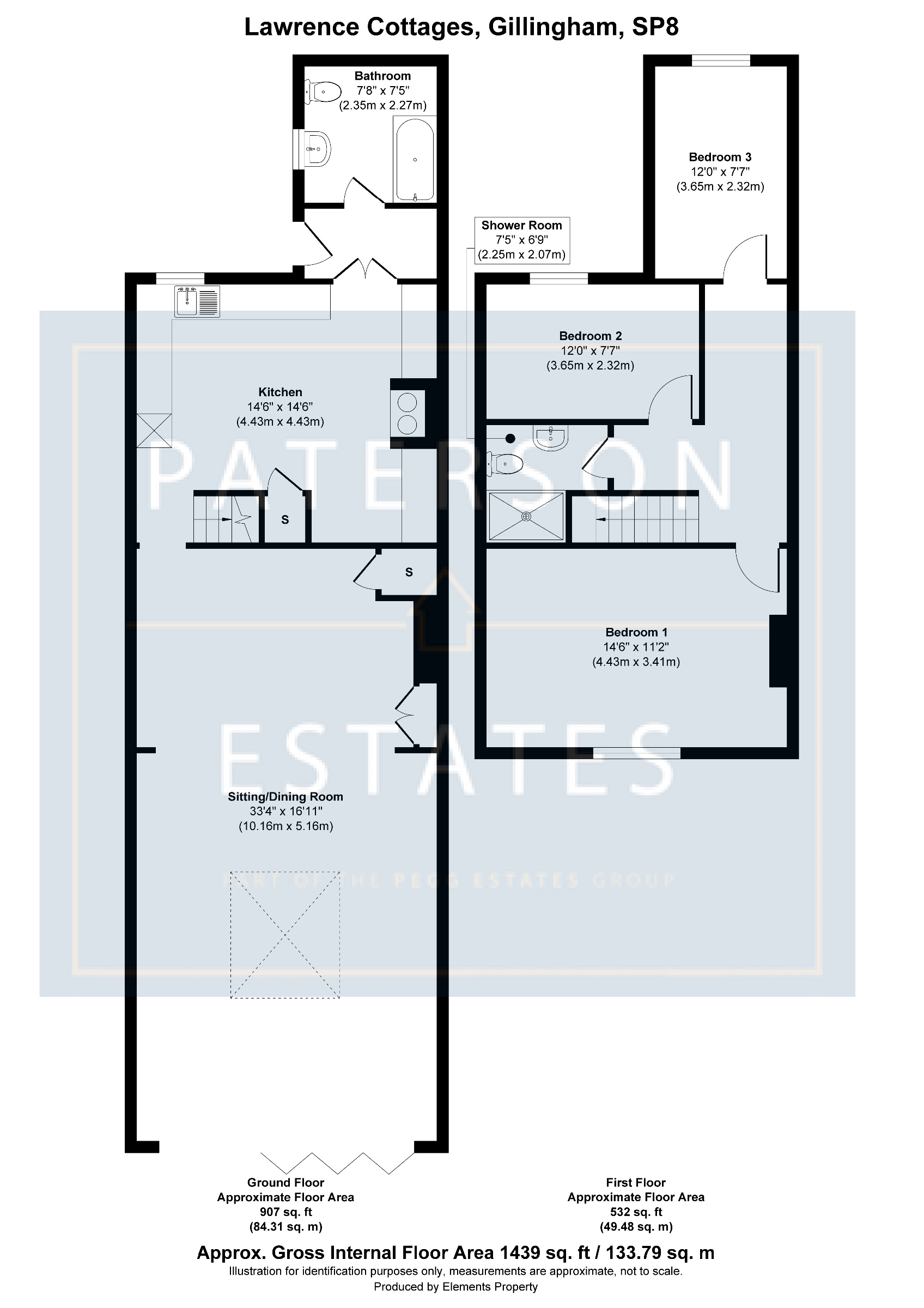 2 Lawrence Cottages, Gillingham floorplan