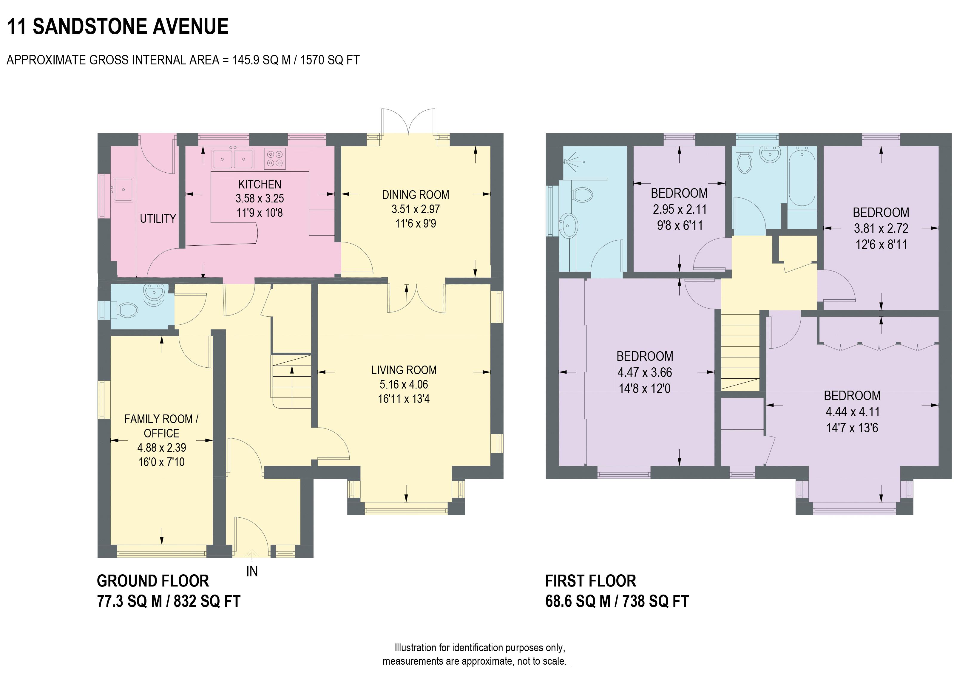 11, Sandstone Avenue, Chesterfield floorplan