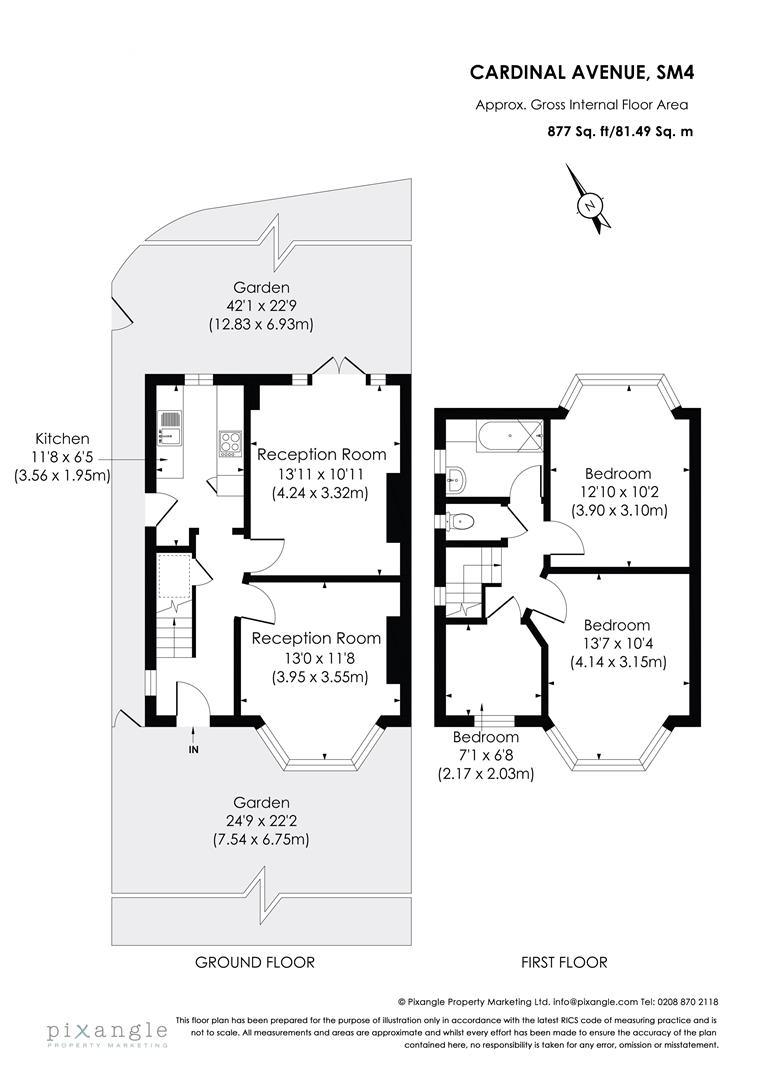 72, Cardinal Avenue, Morden floorplan
