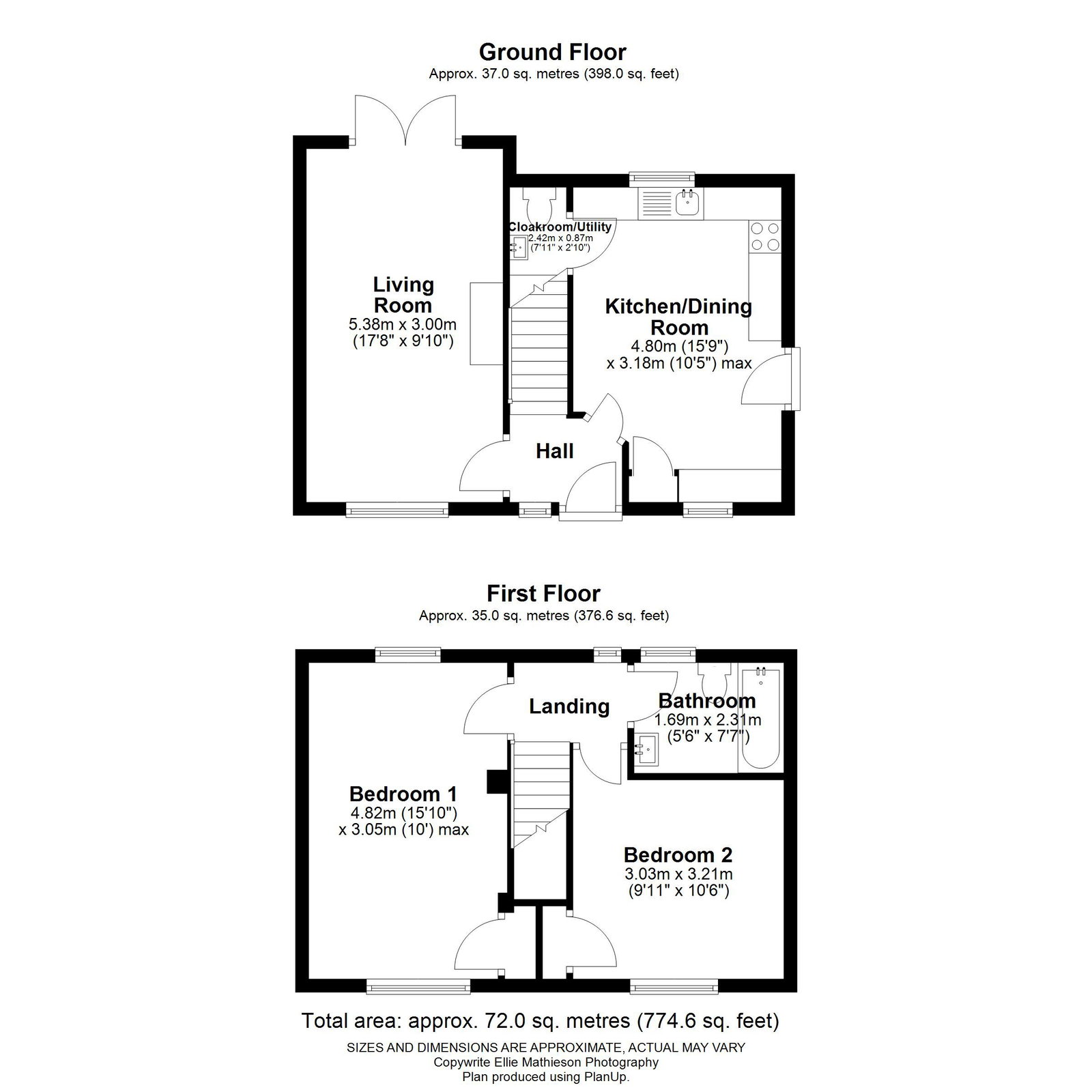 2, South Side, Salisbury floorplan