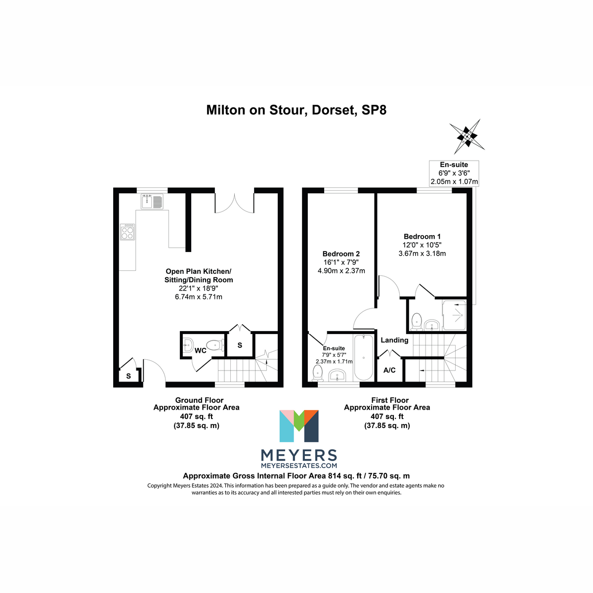 Anvil Cottage, Milton On Stour, Gillingham floorplan