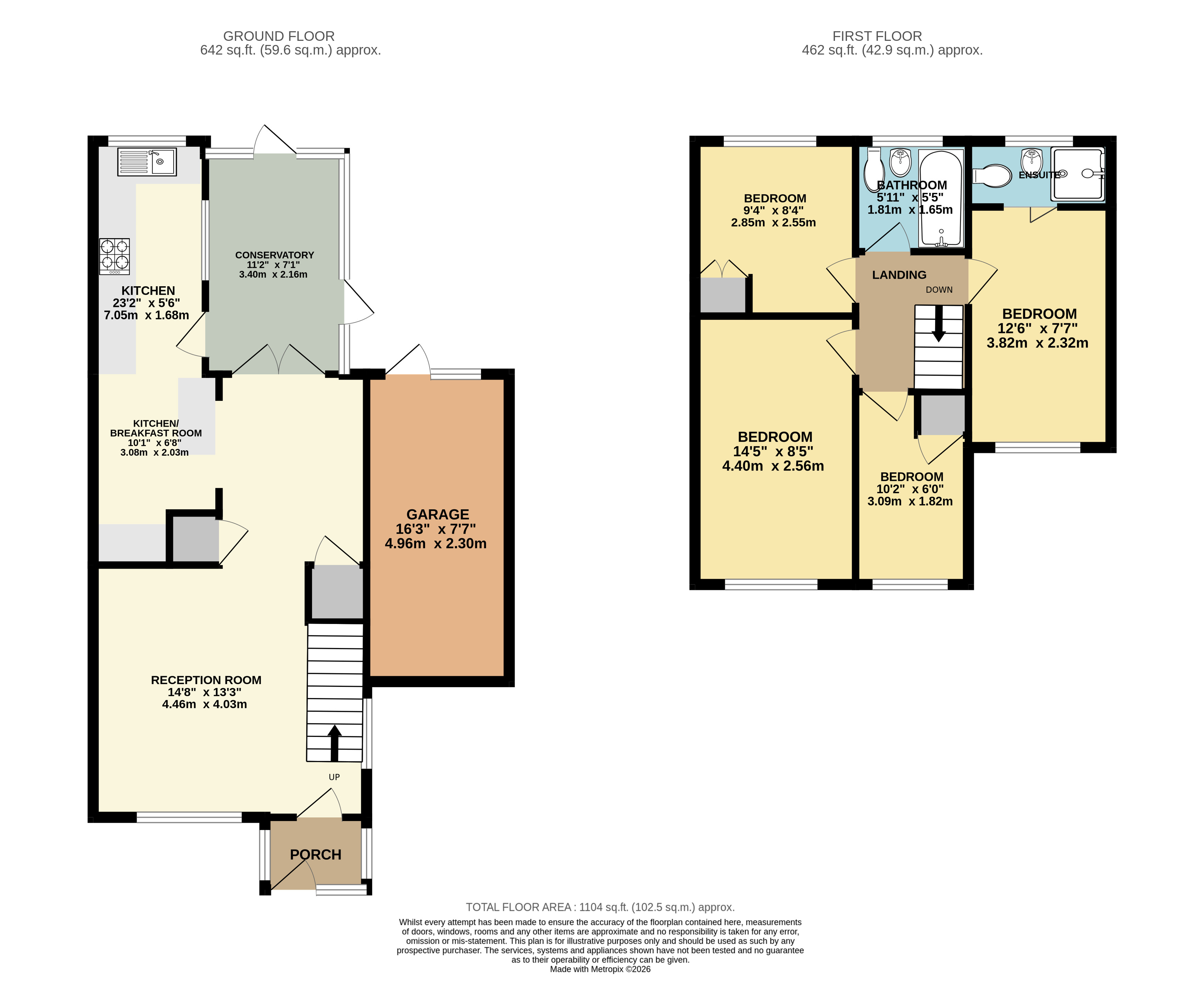 59, Meadowland Road, Bristol floorplan