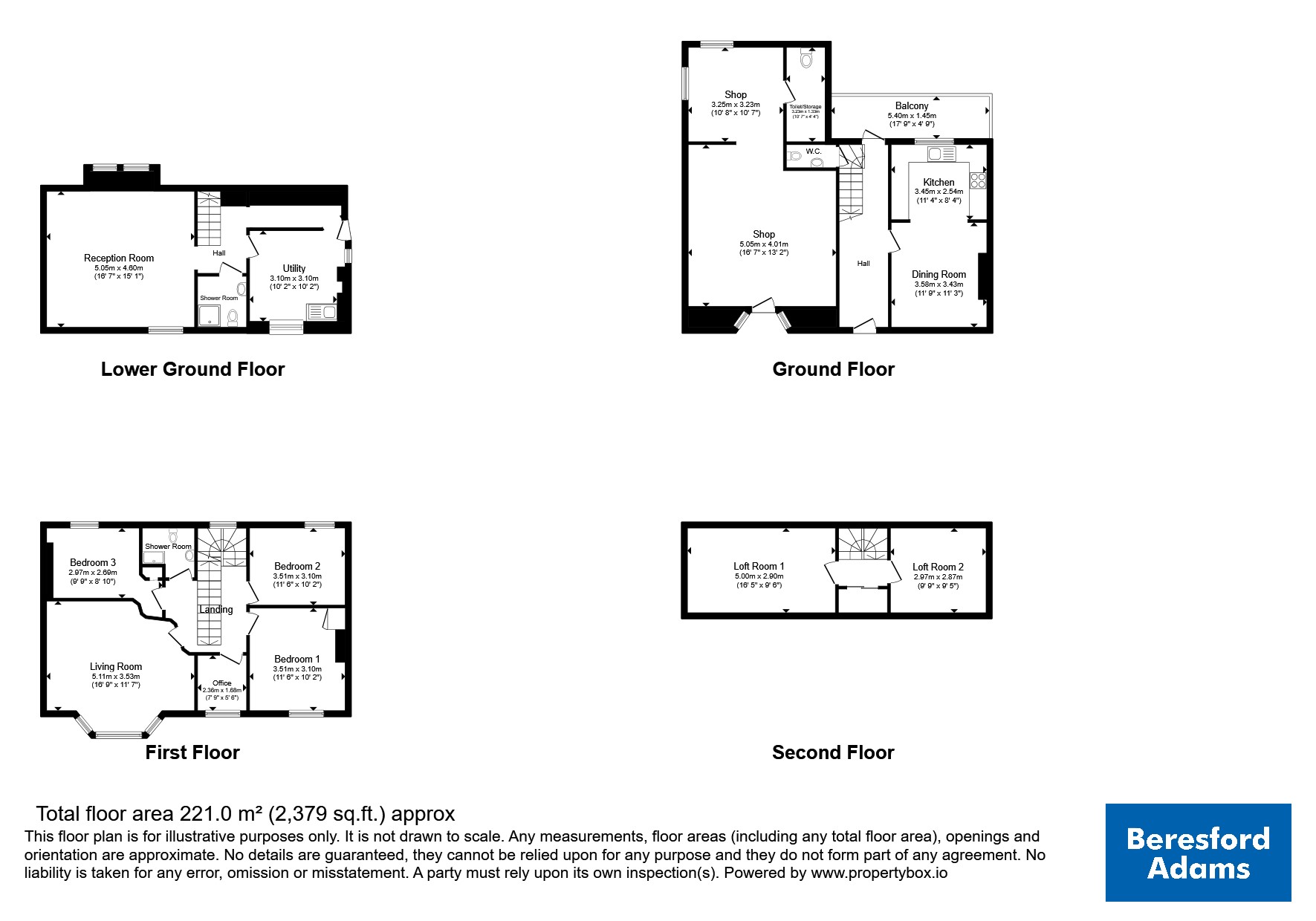 7, Station Road, Conwy floorplan