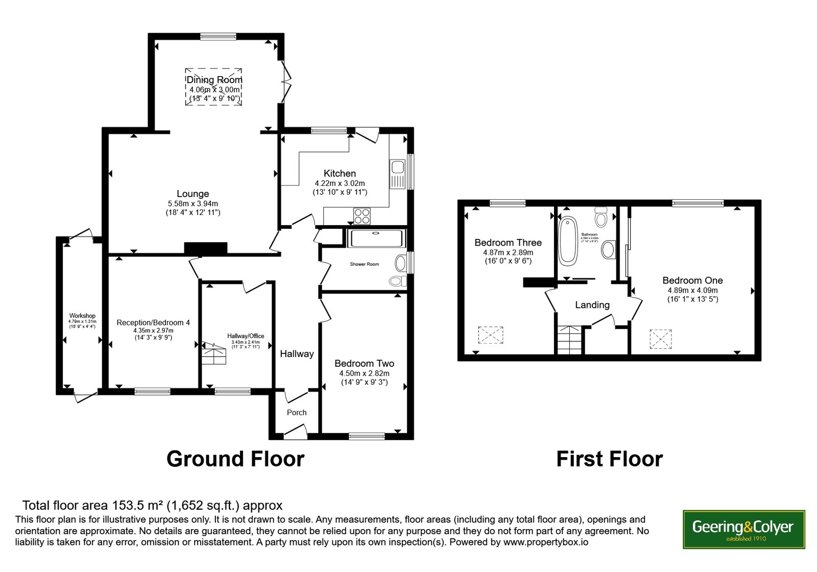 56, Cowper Road, Dover floorplan
