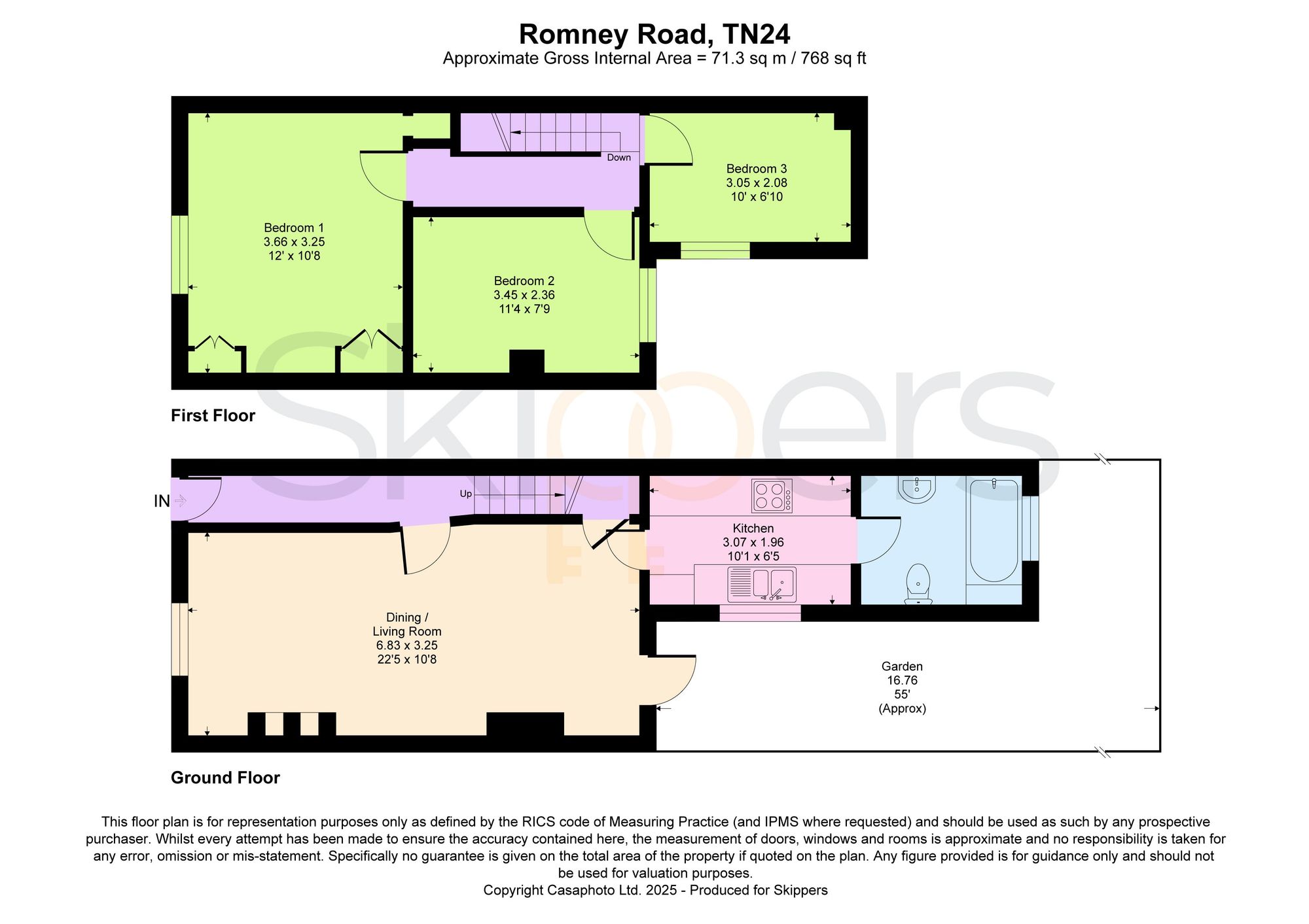 Romney Road, Willesborough, TN24 floorplan