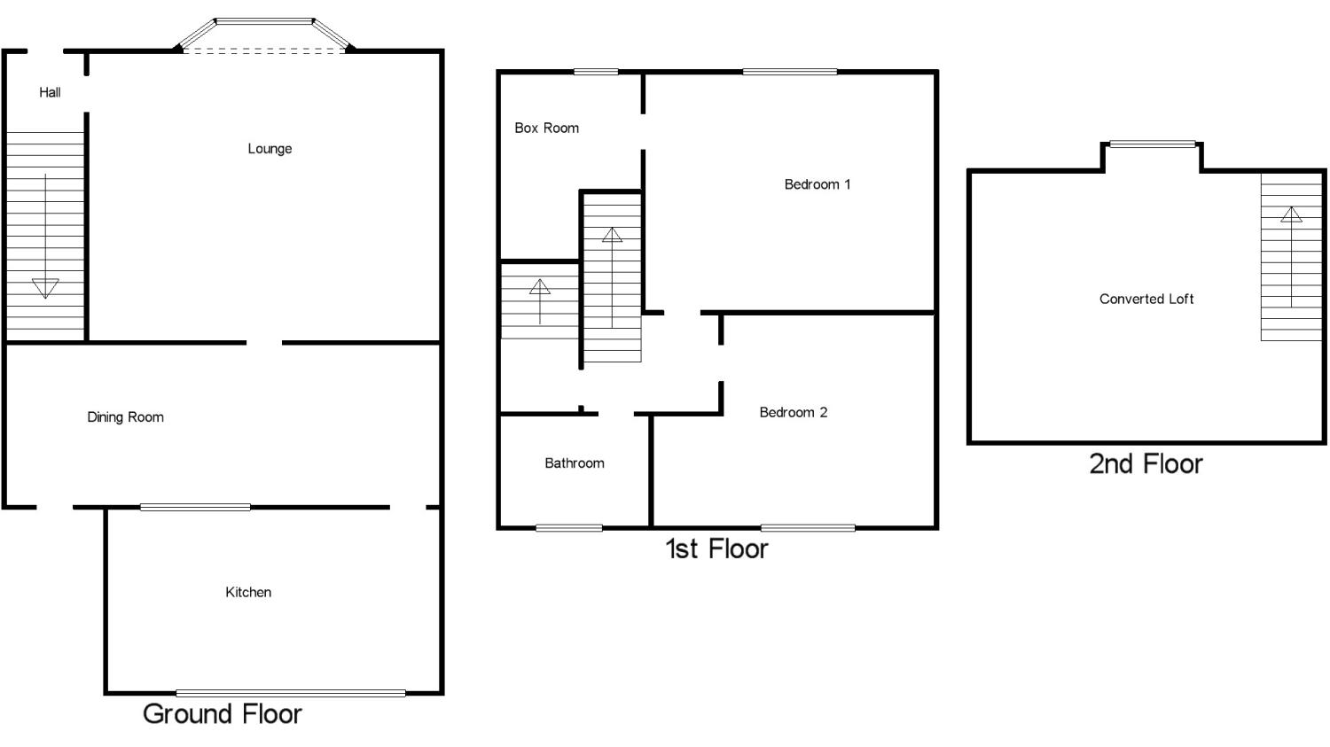 2 Bedrooms Terraced house for sale in Camp Road, Garrowhill, Glasgow, Lanarkshire G69