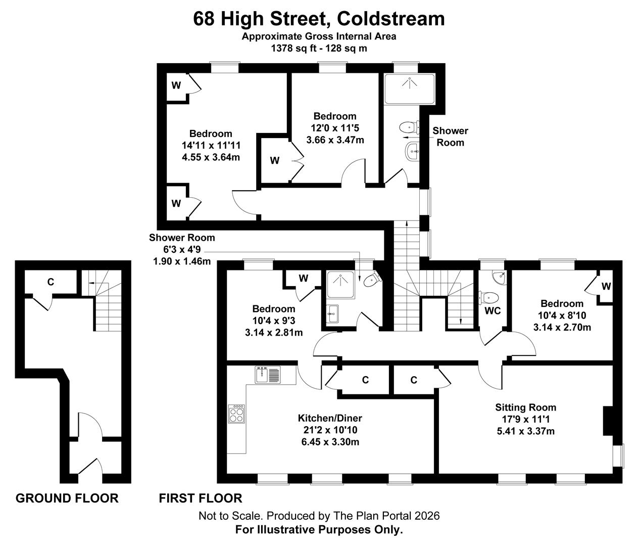 68, High Street, Coldstream floorplan