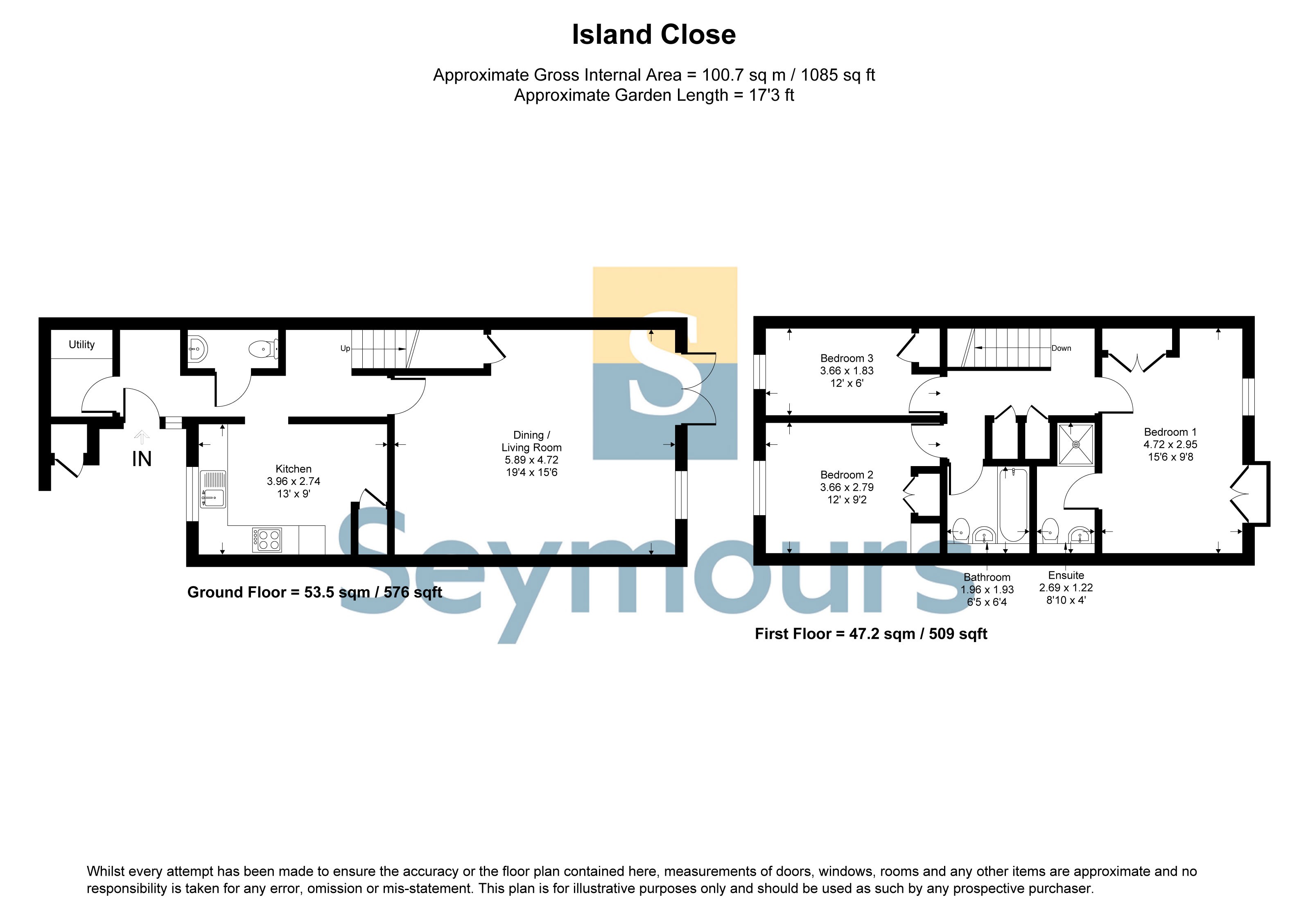 9, Island Close, Surrey floorplan