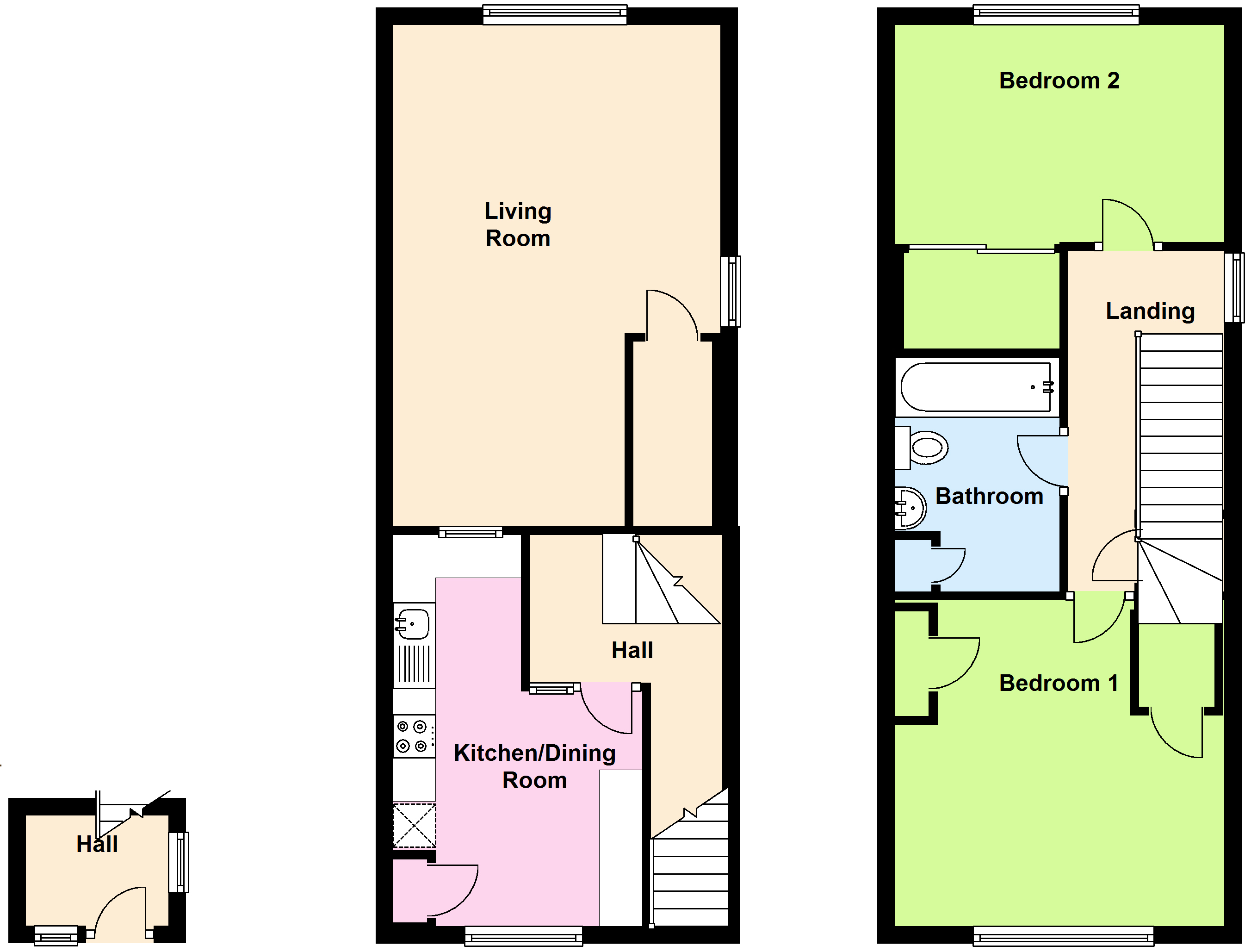 2 Bedrooms Maisonette to rent in Chepstow Rise, Croydon, Surrey CR0