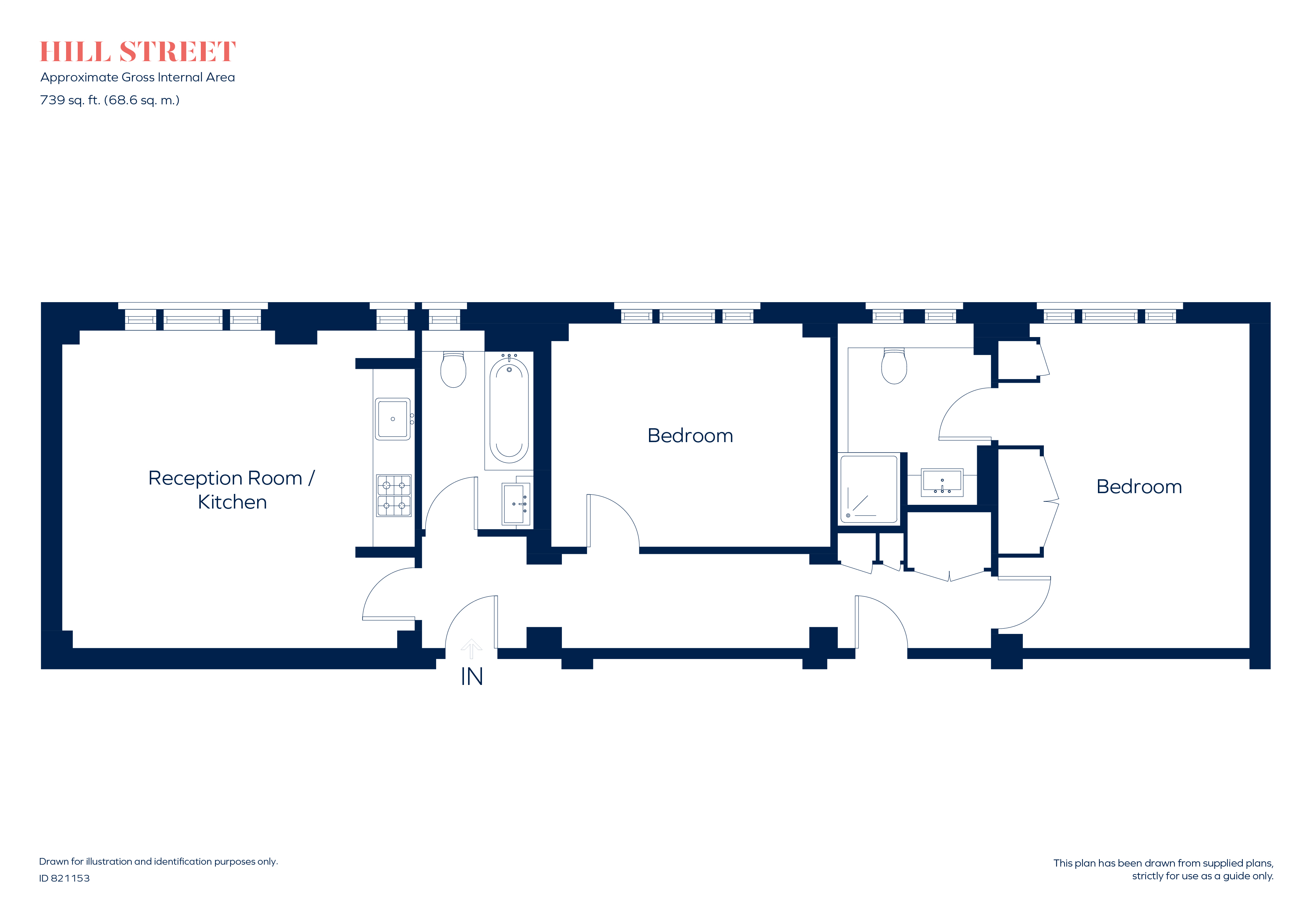 Flat 14, 39, Hill Street, London floorplan