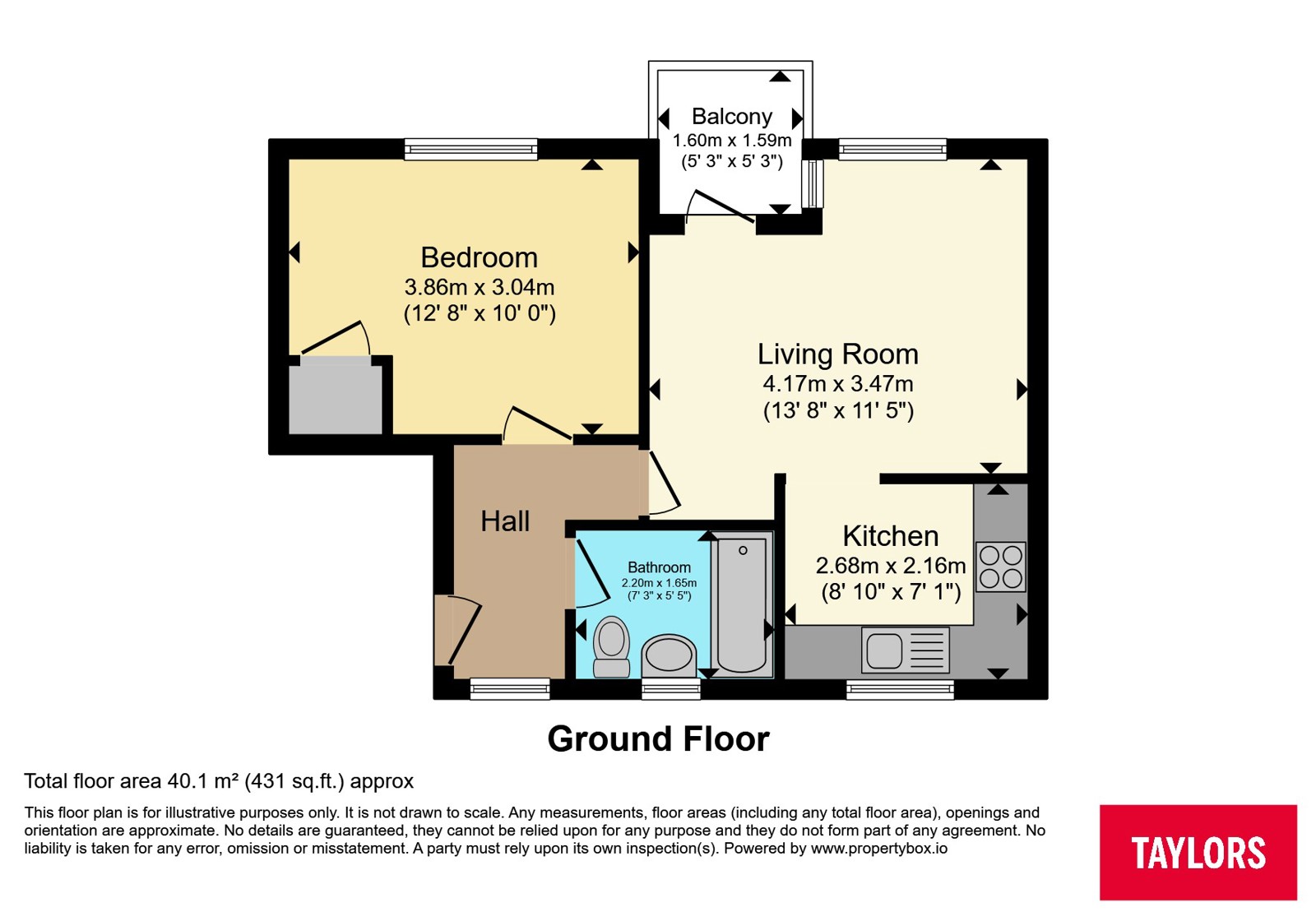 6, Witham Walk, Northamptonshire floorplan