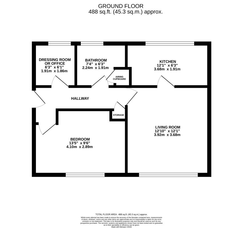 138B Stradbroke Road, Sheffield floorplan