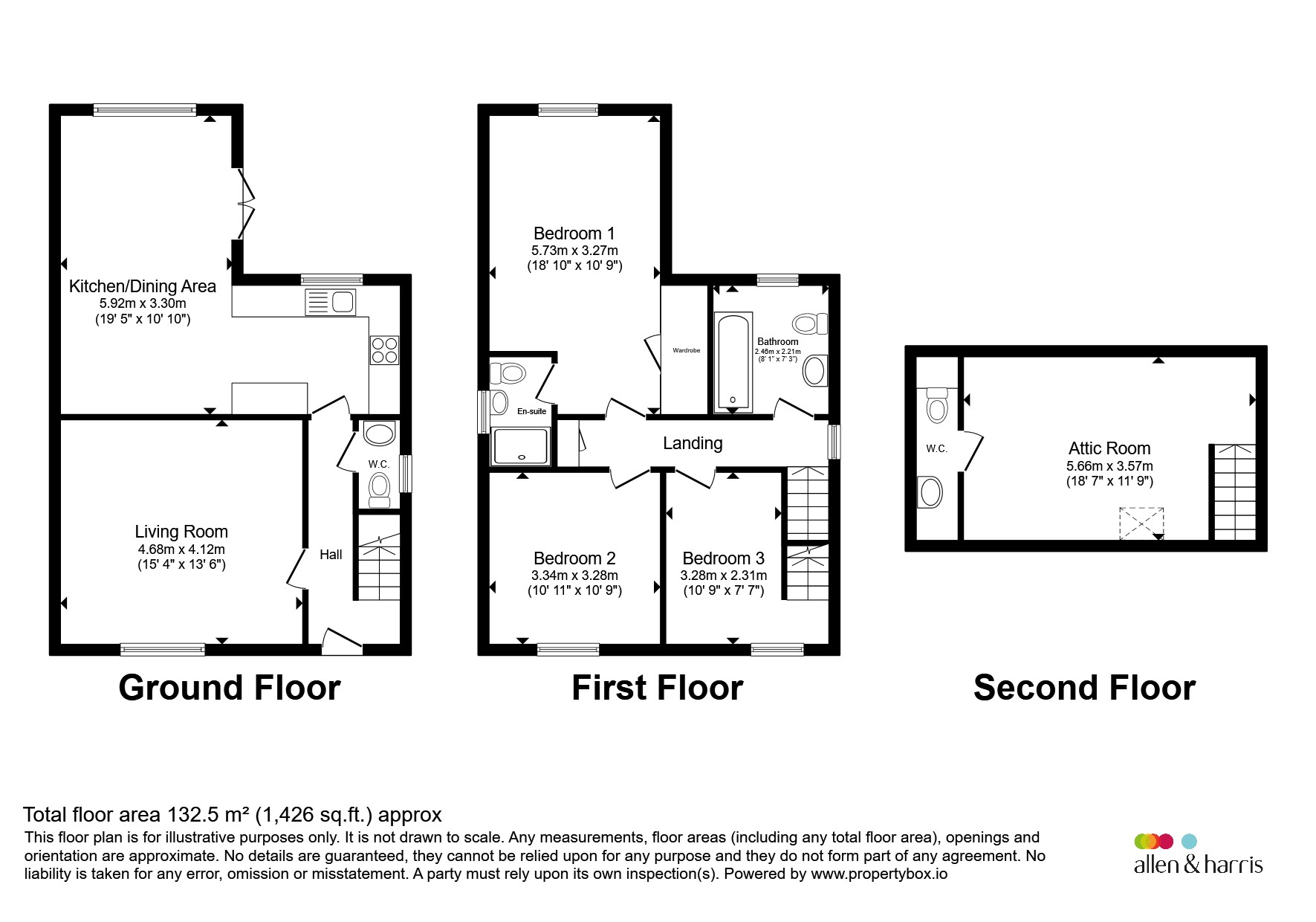 Daves Gables, Francis Street, Porth floorplan