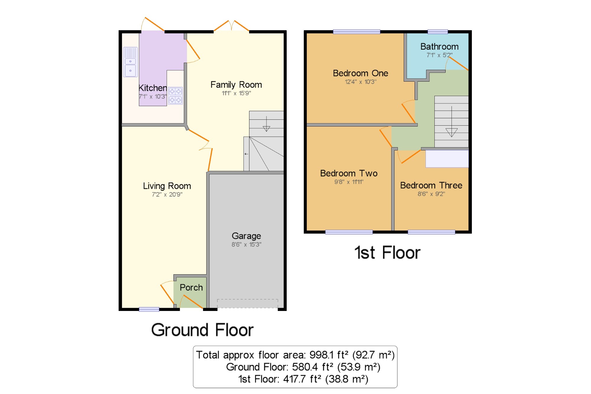 3 Bedrooms Terraced house for sale in Exeter Close, Braintree CM7