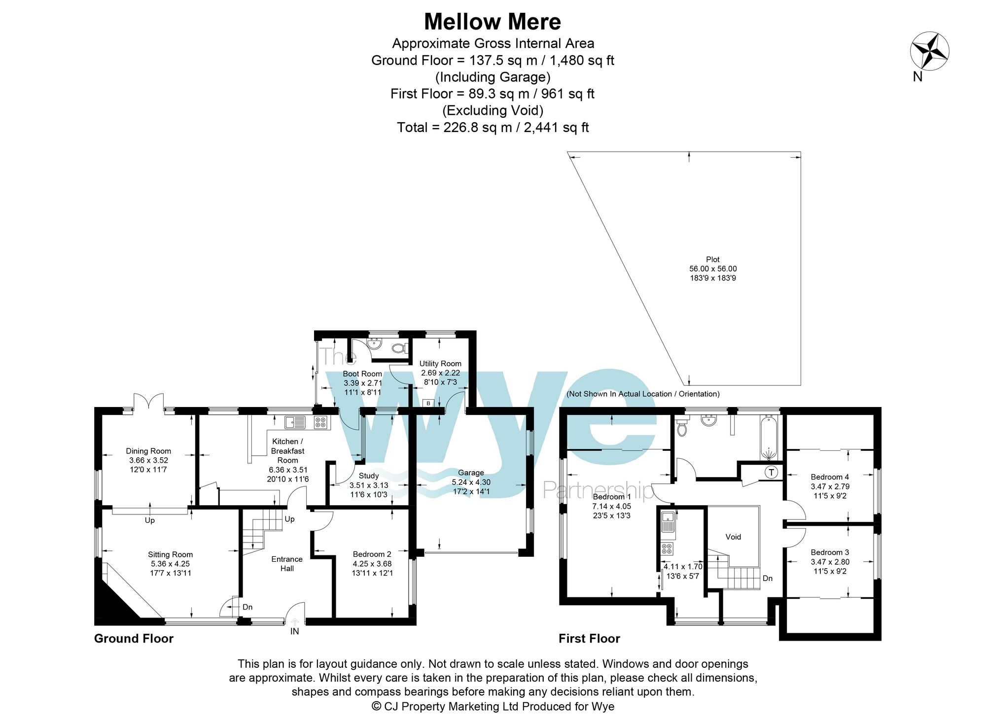 1 Parkside, High Wycombe floorplan