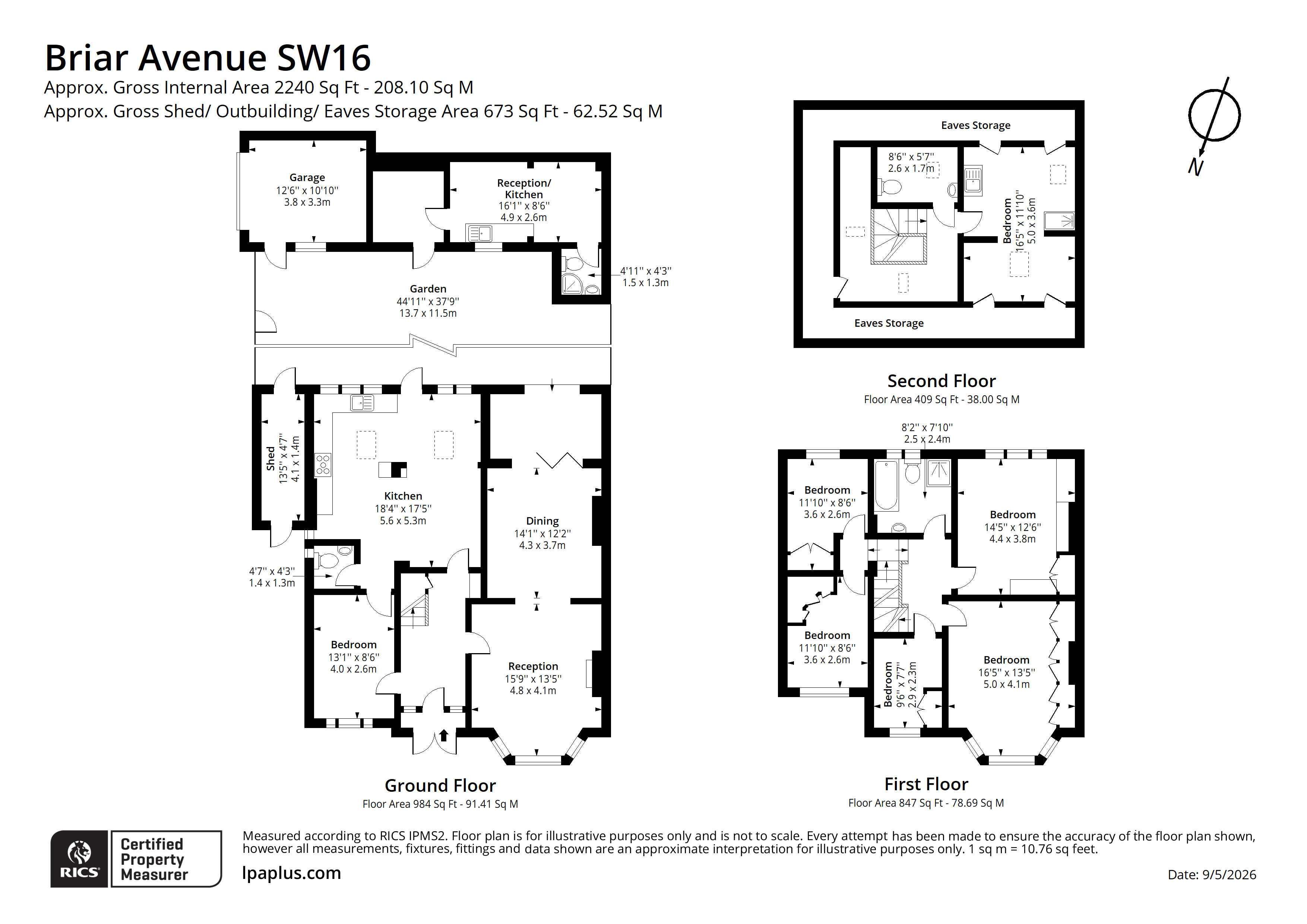 30, Briar Avenue, London floorplan