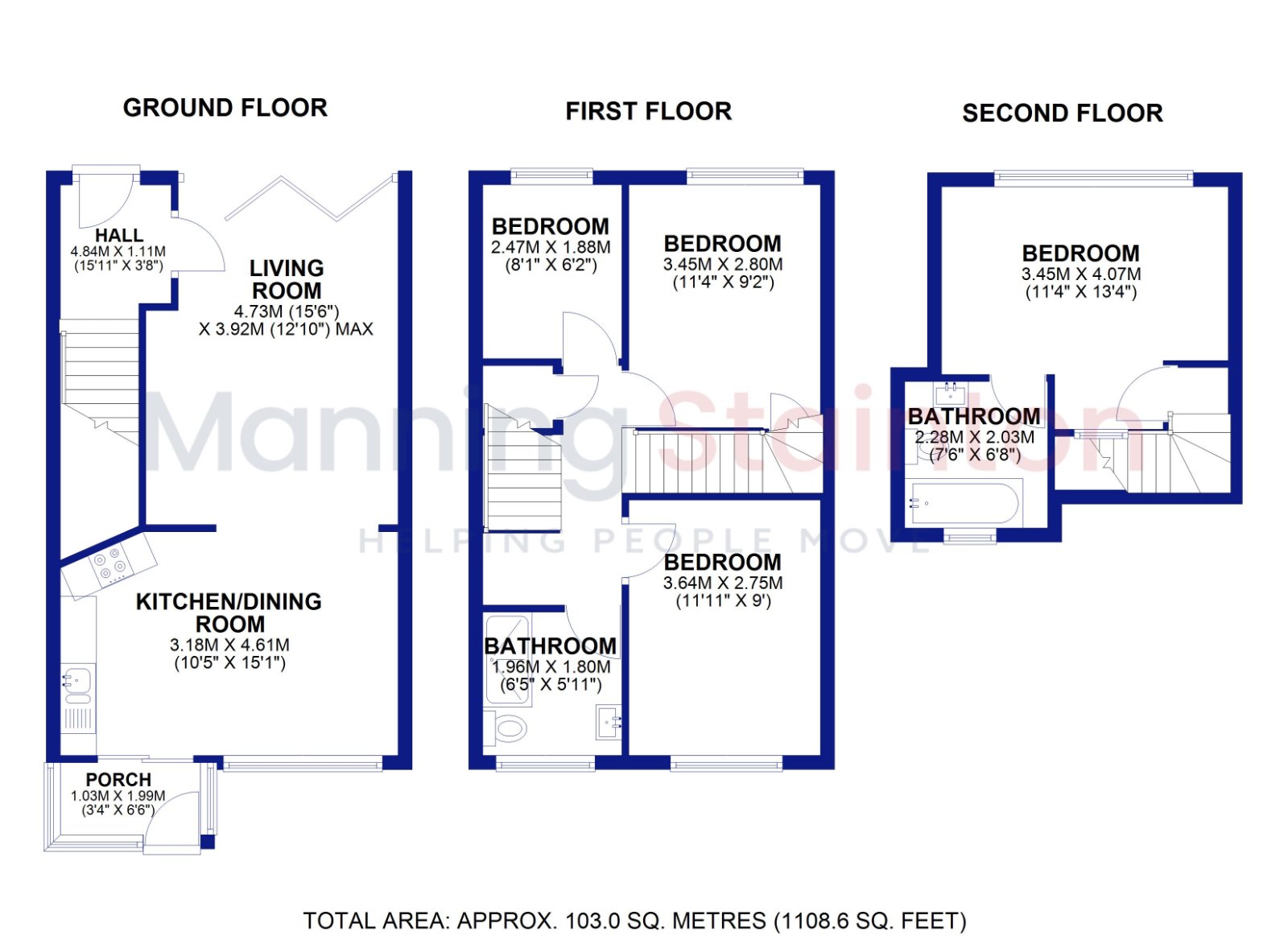 15, Northwood View, West Yorkshire floorplan